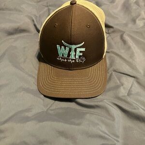 Brown and Tan Trucker Hat